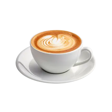 a cup of coffee on a saucer