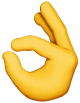 a yellow glove is shown in the shape of a hand