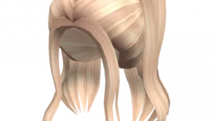 a drawing of a woman with long blonde hair