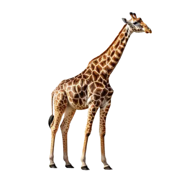 a gi is standing on a white background