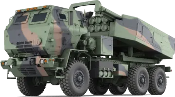 a military vehicle on a white background