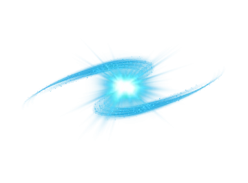 a white background with blue swirls on it