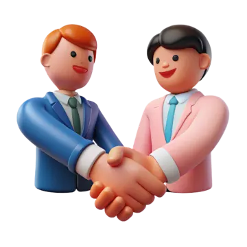 two businessmen shaking hands