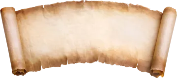a piece of old paper on a white background
