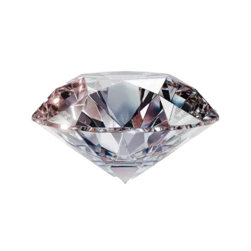 a diamond on a white background