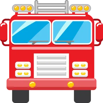 a red fire truck