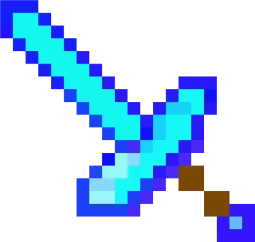 an image of a blue and brown pixel