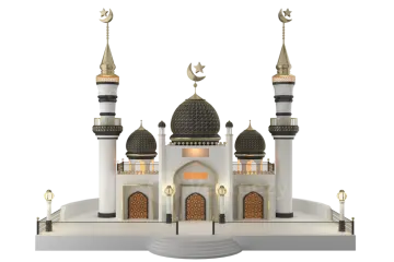 a 3d model of a mosque
