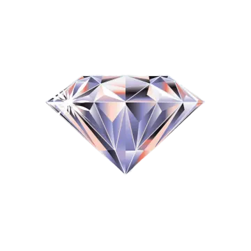 a diamond on a white background