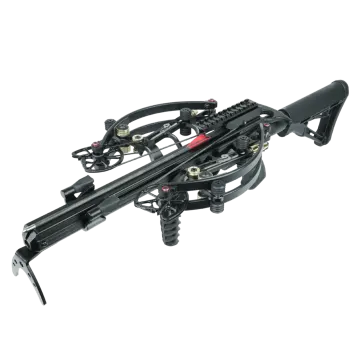 a crossbow on a white background