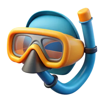 an image of a scuba mask and goggles