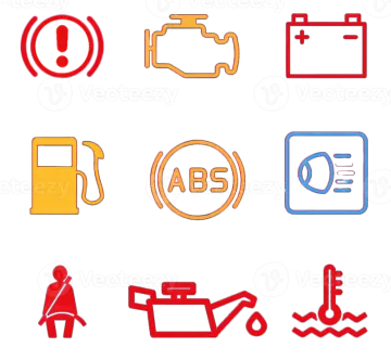 a set of different colored icons