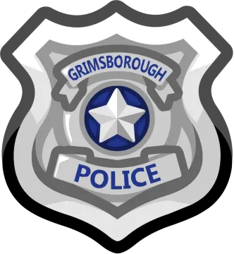 a police badge with a star on it