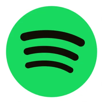 a green spot with a white background