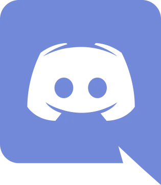 a blue speech icon with a smiley face