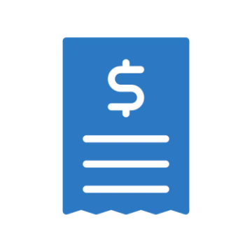 a paper with a dollar sign on it