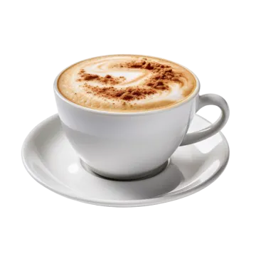 a cup of coffee on a saucer