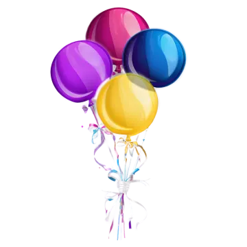 a bunch of balloons