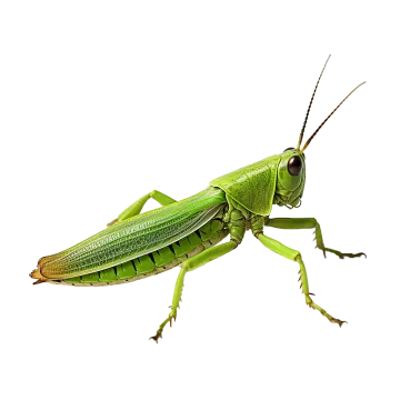 a green grasshopper