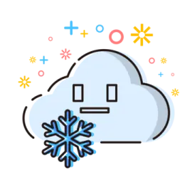 an image of a cloud with snow on it