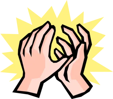 a pair of hands holding each other hands