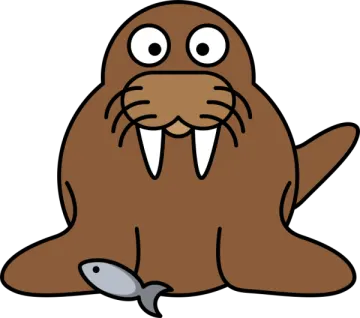 a beaver with a fish in its mouth