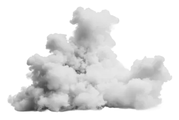 a cloud of smoke on a white background