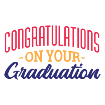 congratulations on your graduation
