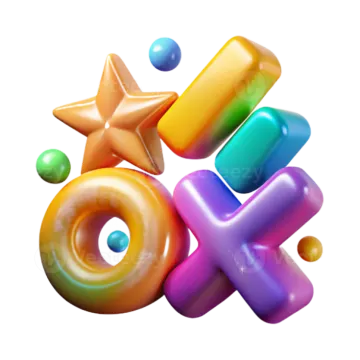 a group of colorful balloons with stars on them