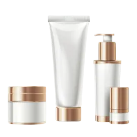 a set of cosmetic creams, cream and lotion