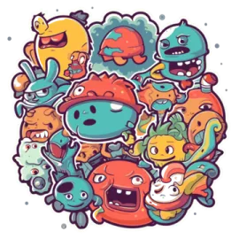 an image of a bunch of cartoon characters