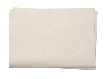 a sheet of white paper on a white background