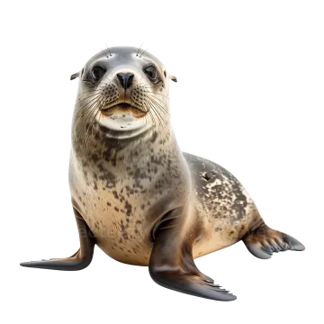 A seal on a white background