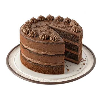 a cake on a plate