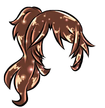 a drawing of a woman's hair