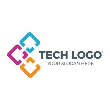 tech logo with the title'tech logo '