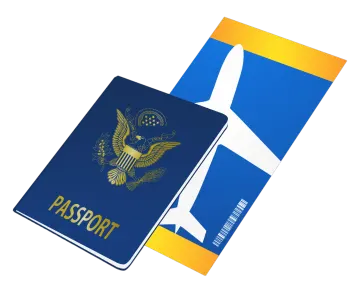 a passport with the us passport on it