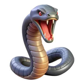 an image of a snake with its mouth open