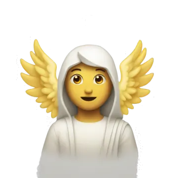 an image of an angel with wings