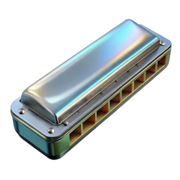 an image of a harmonica on a white background