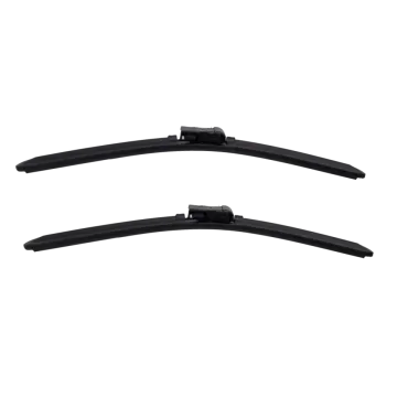 a pair of windshield wipes on white background