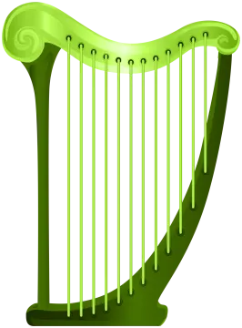 a green harp