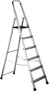 a step ladder on a white background
