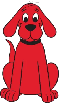 clifford the red dog clip art