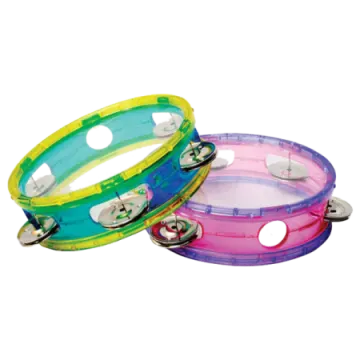 a pair of colorful plastic bracelets