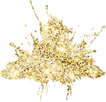 a gold maple leaf on a white background