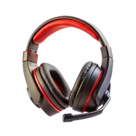 a pair of headphones on a white background