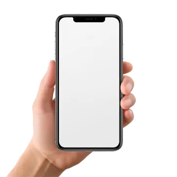 a person holding an iphone in their hand
