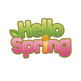 the logo for hello spring