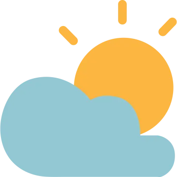 a cloud with the sun behind it